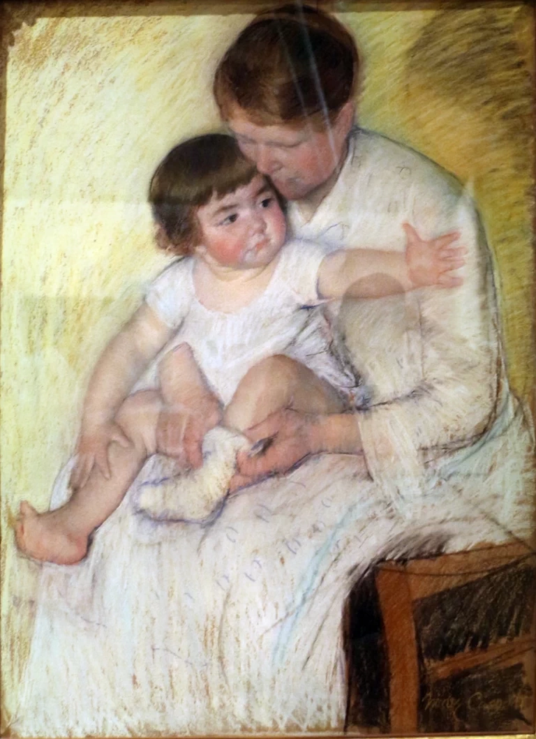 Mary Cassatt - La calza, 1891